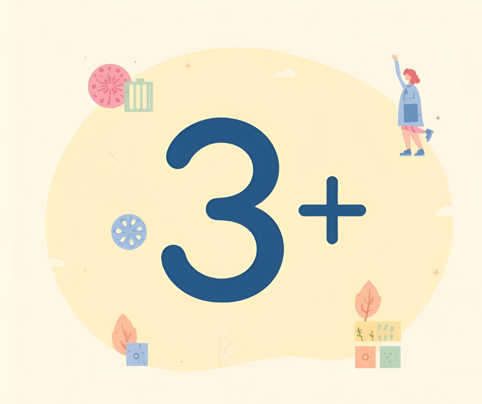 3+