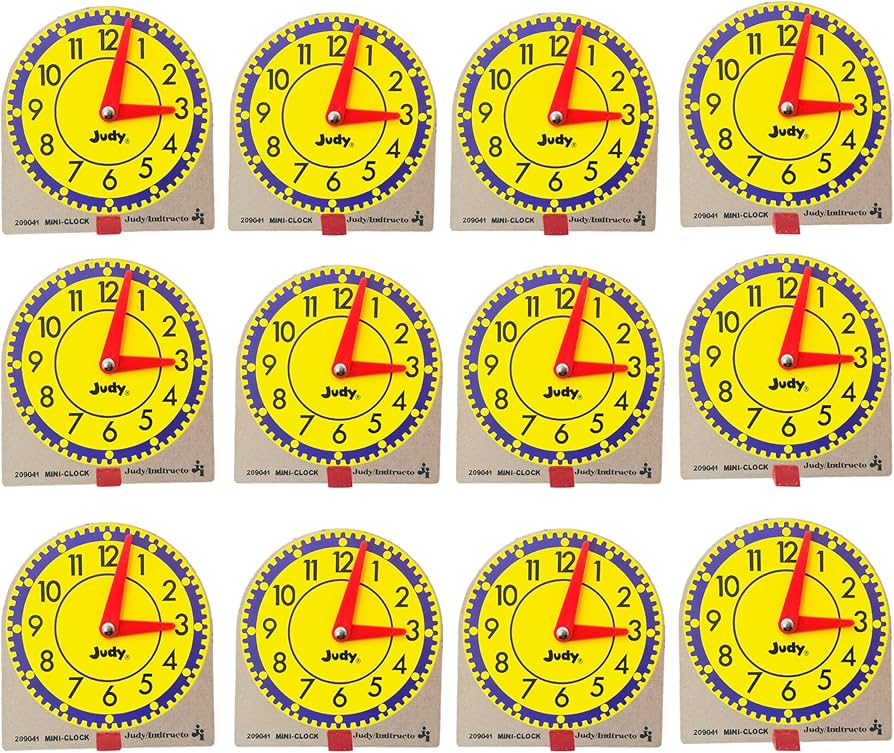 12- Piece Mini Judy® Clock Set